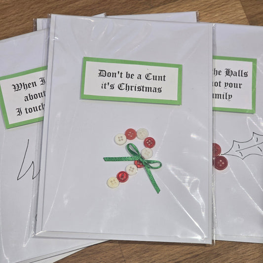 Handmade Sweary Christmas Cards – Cheeky Holiday Greetings