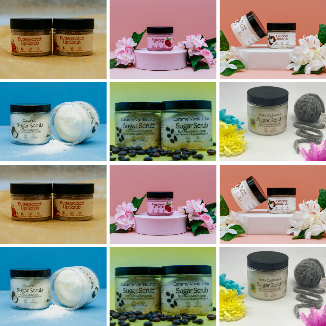 Sweet Exfoliating Sugar Scrubs