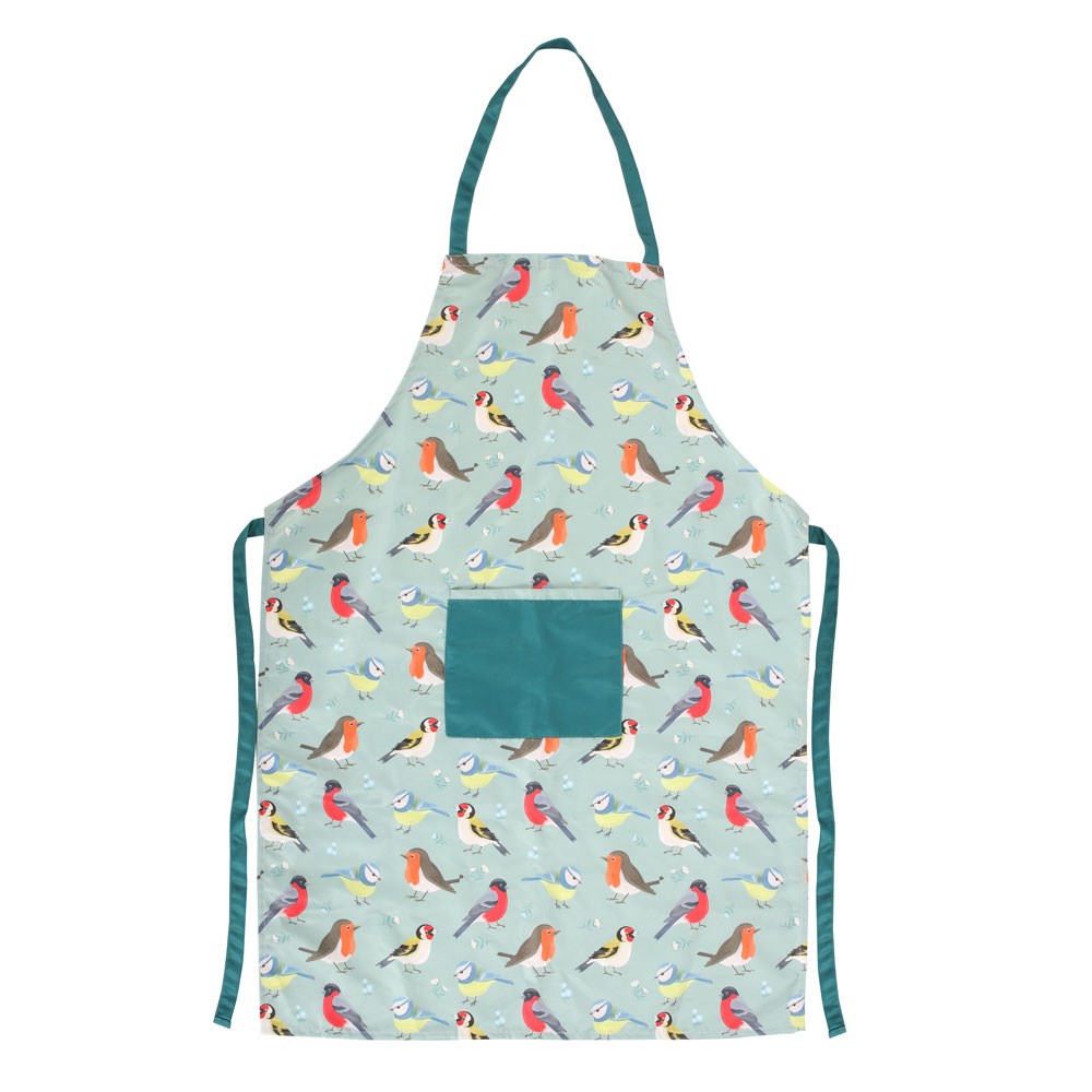 British Garden Bird Apron