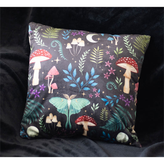 Dark Forest Cushions – Enchanting Botanical Home Décor