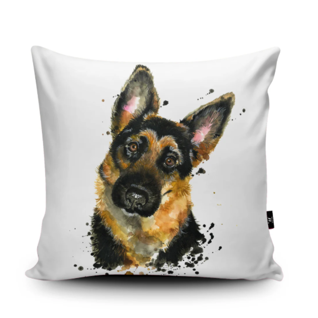 Dog Breeds Vegan Suede Cushion - Westie/Border Collie/Dachshund/Cockapoo/Jack Russell/Frencie/German Shepherd/Bulldog/Labrador/Jack Russell/