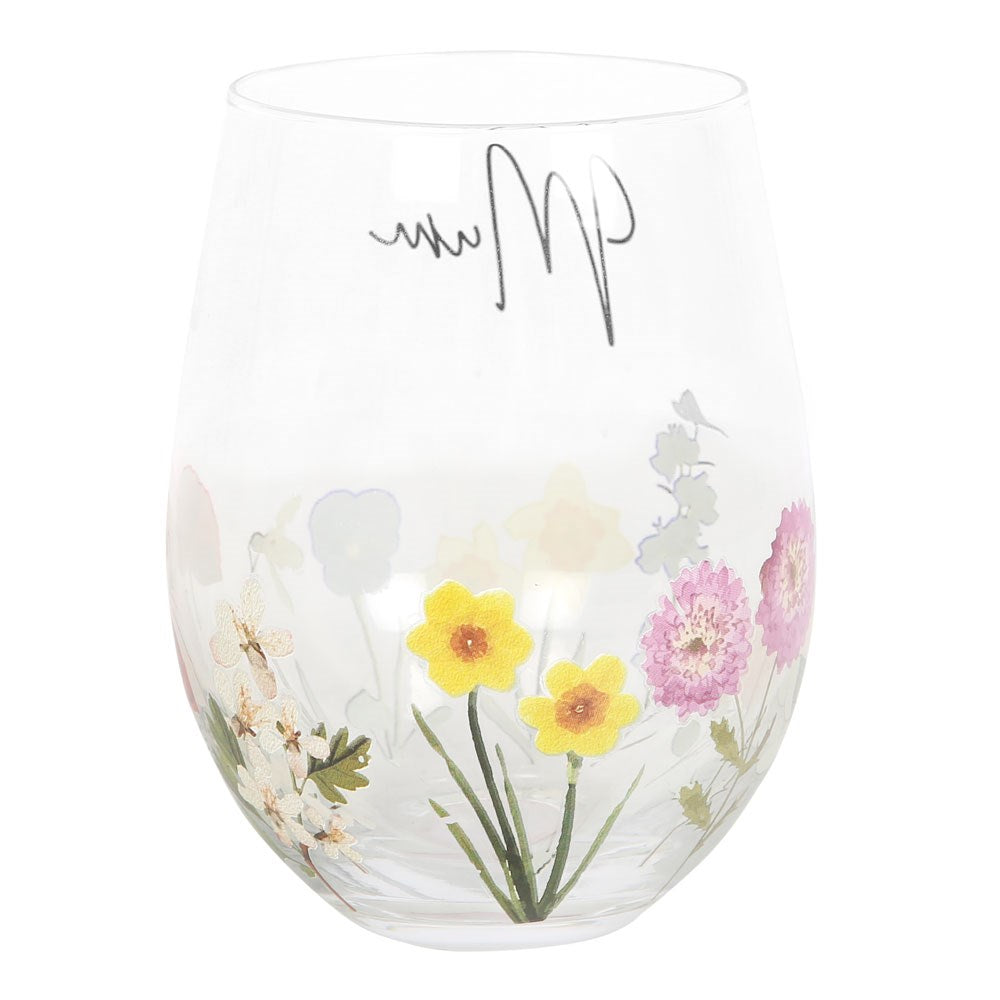 "Mum" Stemless Wine Glass