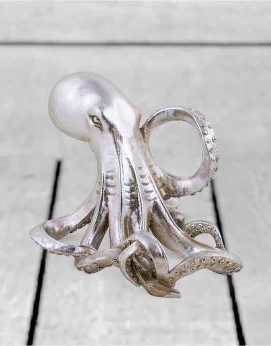Octopus Silver Wine Holder