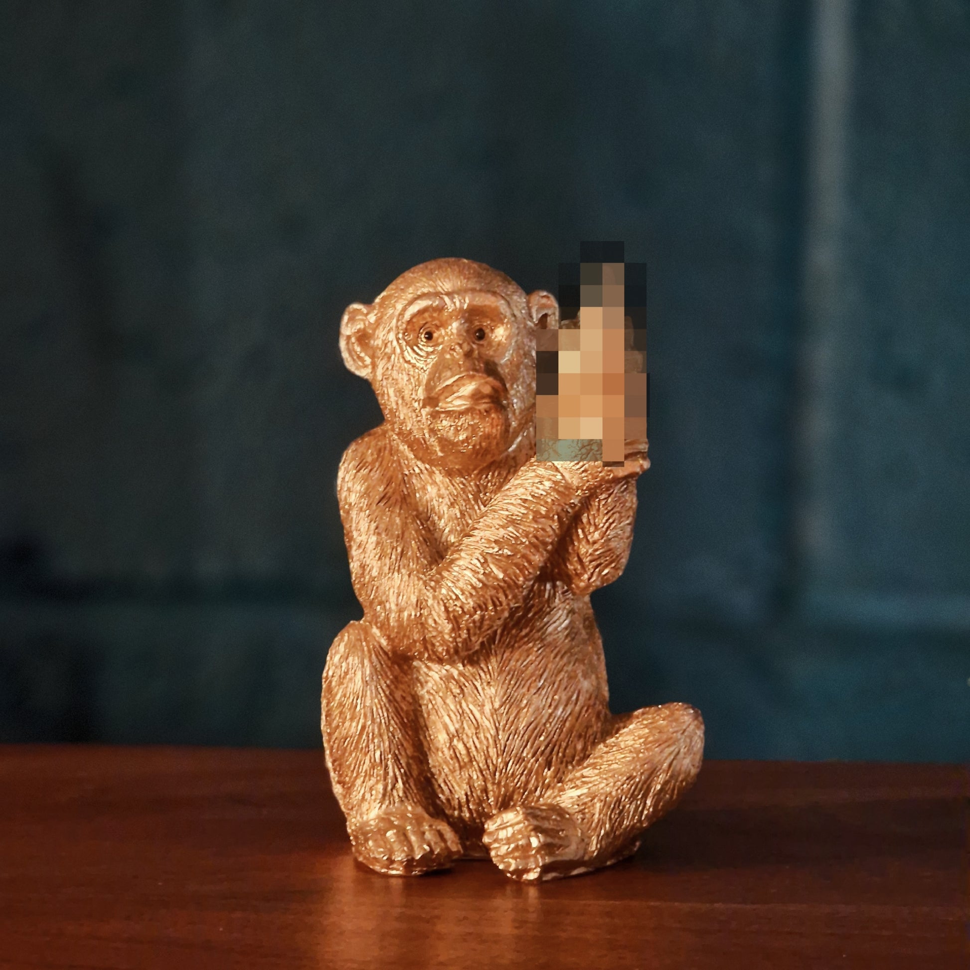 Cheeky Monkey Resin Statue