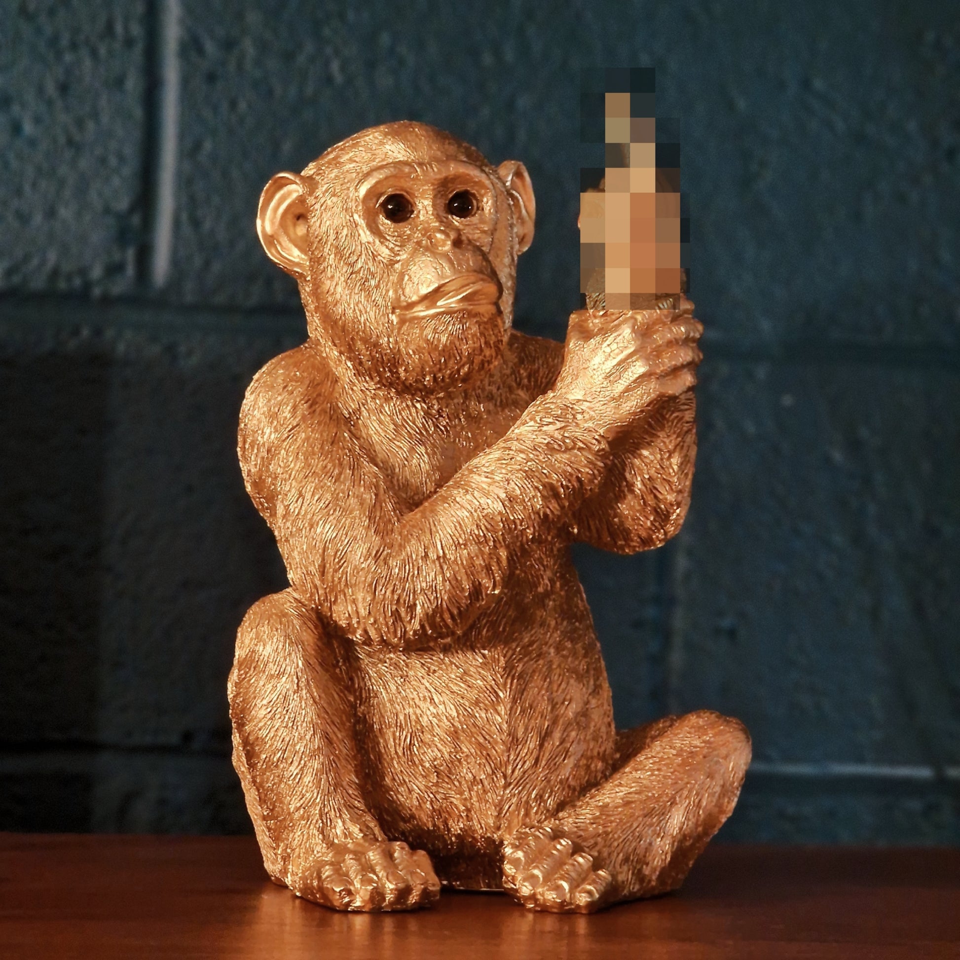 Cheeky Monkey Resin Statue