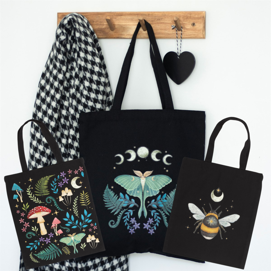 Dark Forest Tote Bags