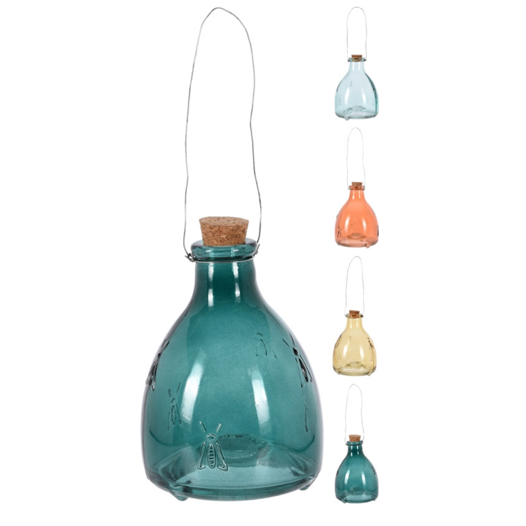 Glass Coloured Wasp Catcher – Vibrant and Functional Outdoor Accessory