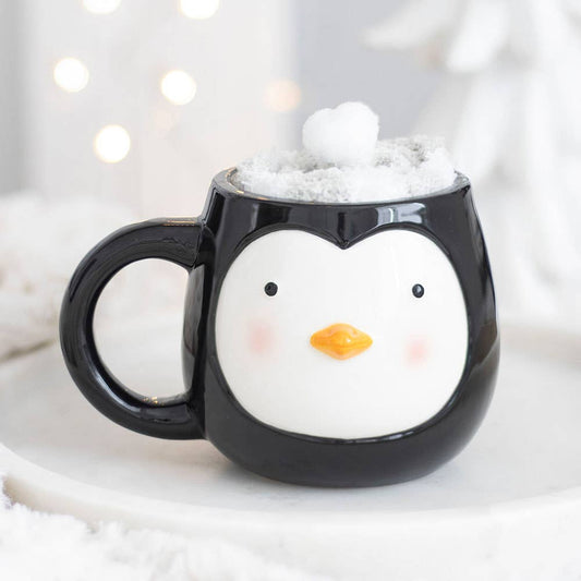 Winter Penguin Mug and Socks Set