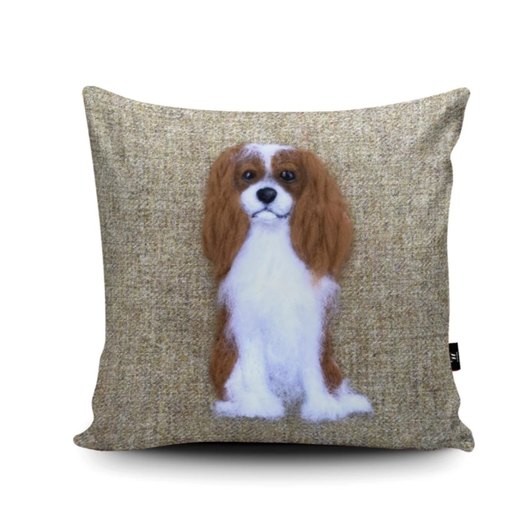 Dog Breeds Vegan Suede Cushion - Westie/Border Collie/Dachshund/Cockapoo/Jack Russell/Frencie/German Shepherd/Bulldog/Labrador/Jack Russell/