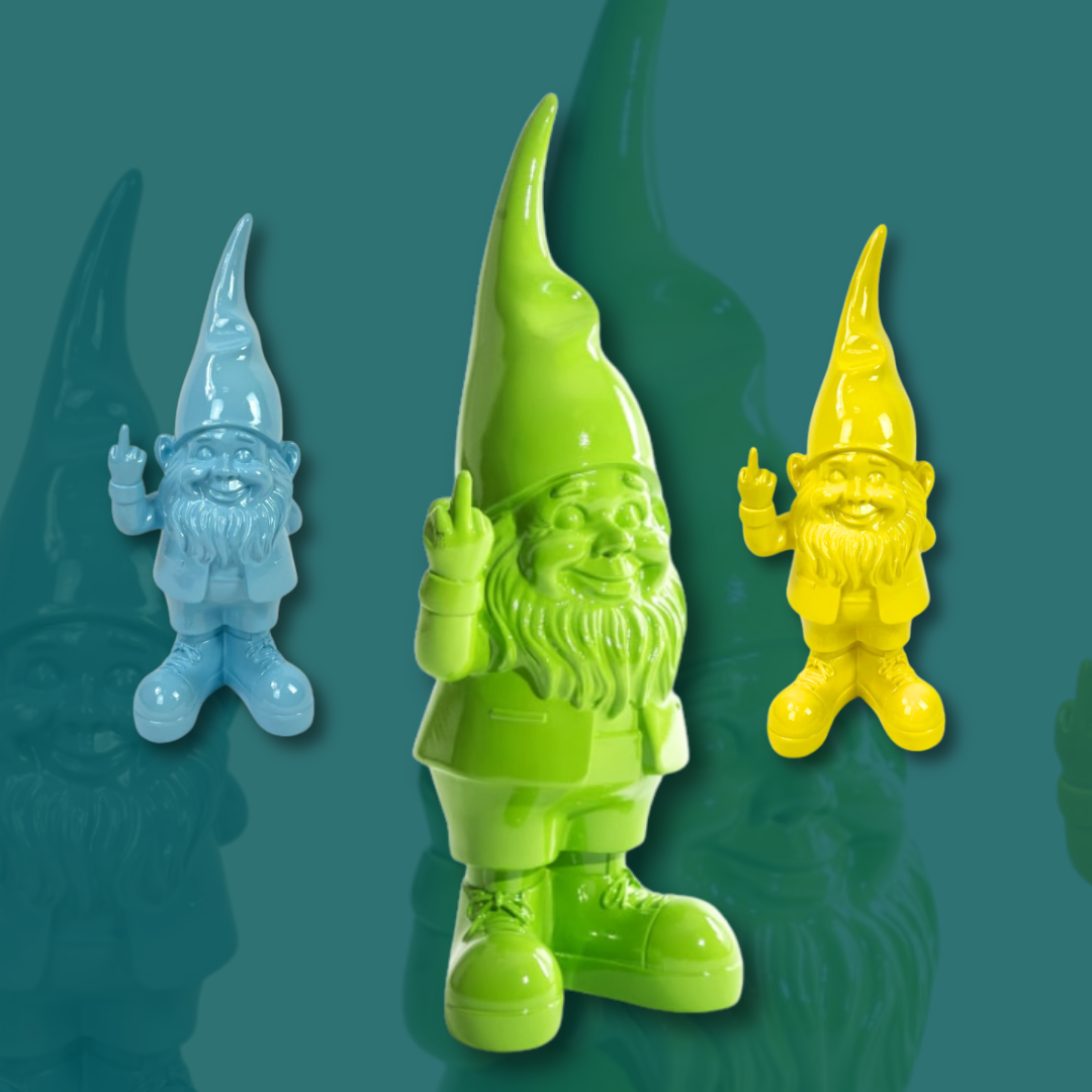 "NAUGHTY GNOME" FIGURE