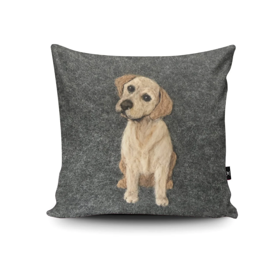 Dog Breeds Vegan Suede Cushion - Westie/Border Collie/Dachshund/Cockapoo/Jack Russell/Frencie/German Shepherd/Bulldog/Labrador/Jack Russell/