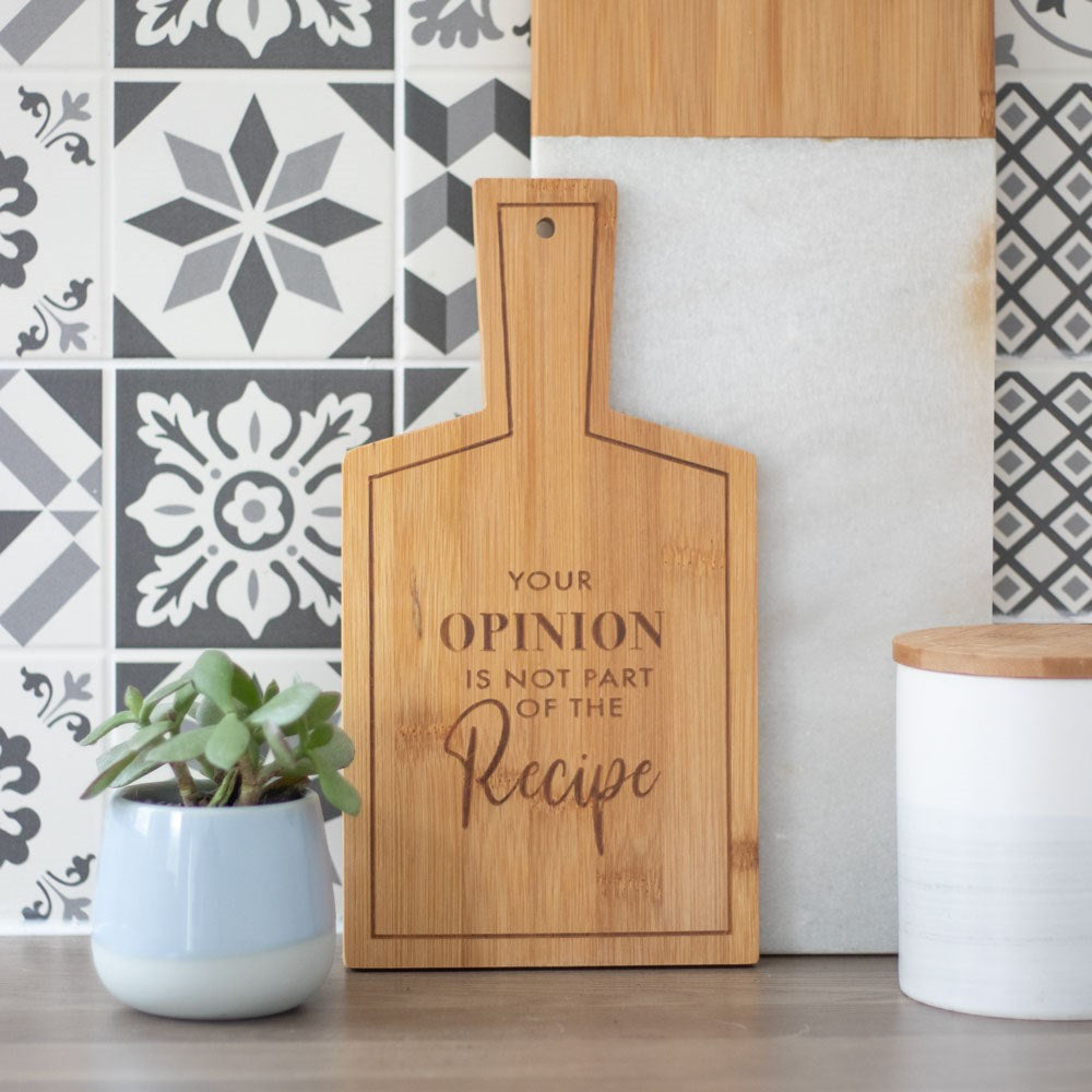 Funny Quotes Bamboo Serving and Chopping Board – Eco-Friendly Kitchen Décor