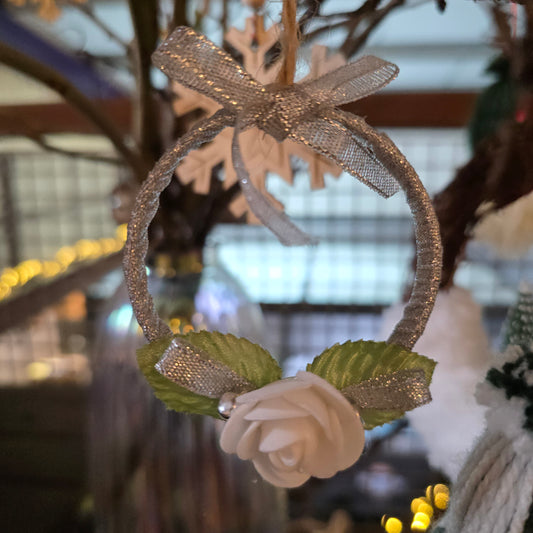 Handmade Hanging Tree Decorations – Mini Wreaths, Wooden Sleighs, Bobble Hats, and More