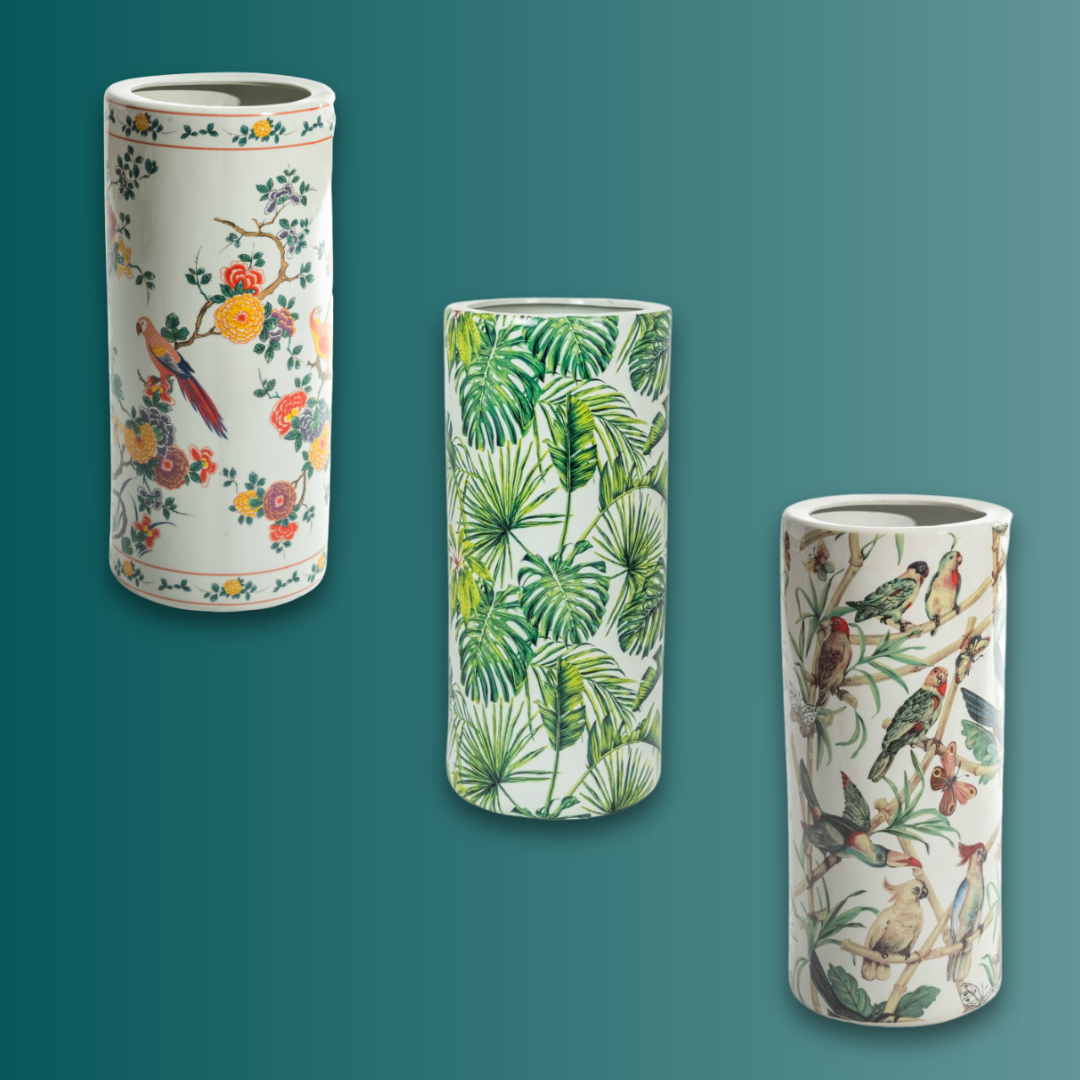 Tropical Themed Ceramic Umbrella Stands – Fun and Funky Home Décor