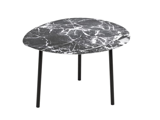 Side Table Ovoid Marble Large