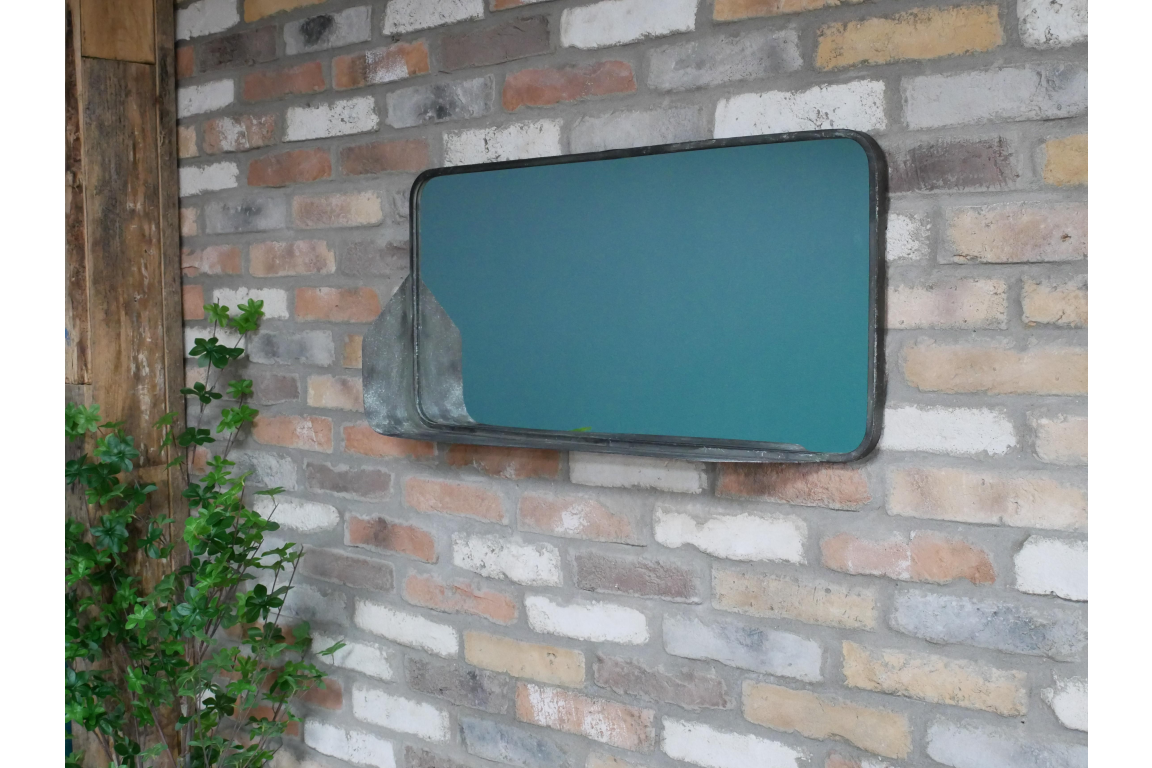 Rectangle Mirror With Shelf