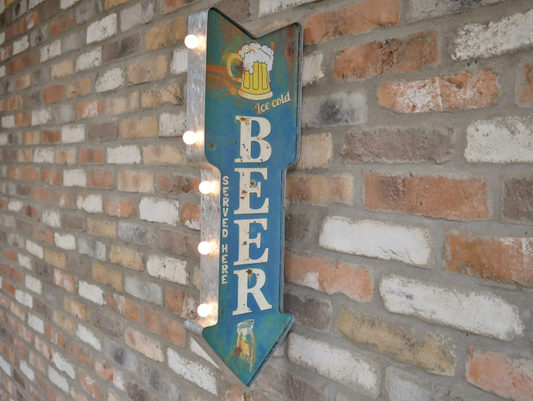Beer Arrow Sign