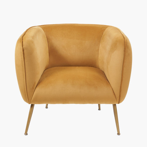 Lucca Velvet Chair -