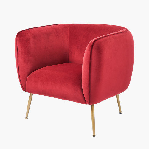 Lucca Velvet Chair -