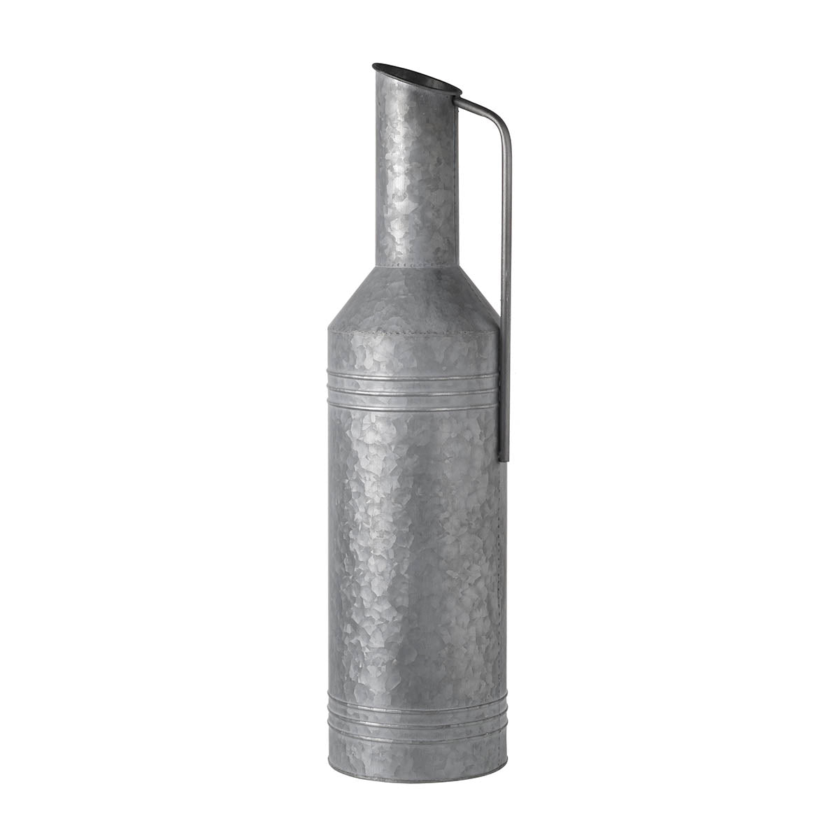 NAUNTON small rustic grey metal Vase