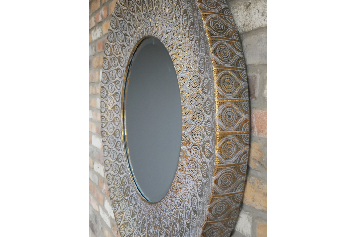 Peacock Pattern Mirror