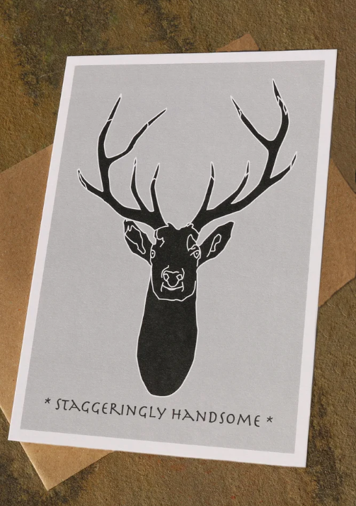 Staggeringly Handsome Greetings Card
