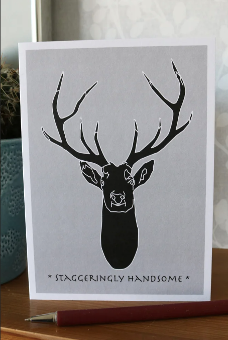 Staggeringly Handsome Greetings Card