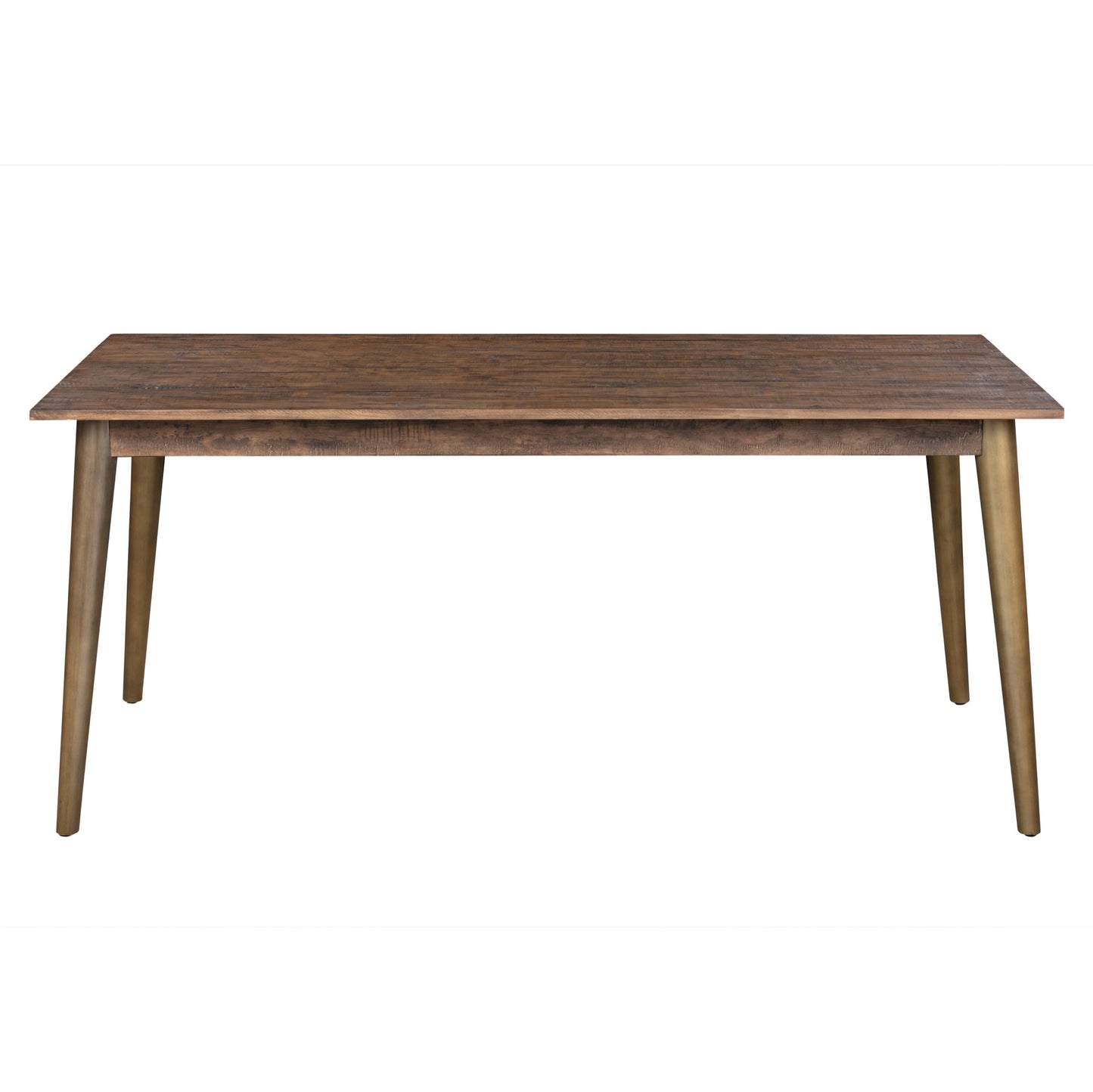 Havana Pine Dining Table with Gold Legs