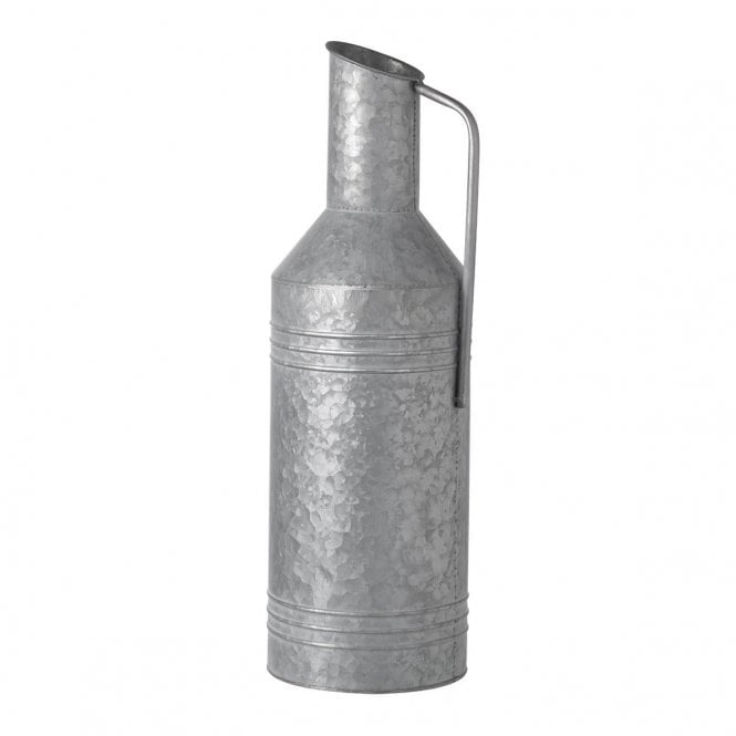 NAUNTON medium rustic grey metal Vase