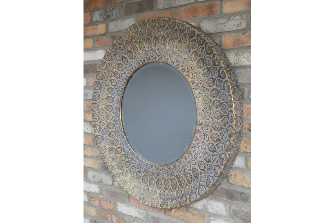 Peacock Pattern Mirror